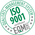 Wir sind ISO 9000 zertifiziert!
